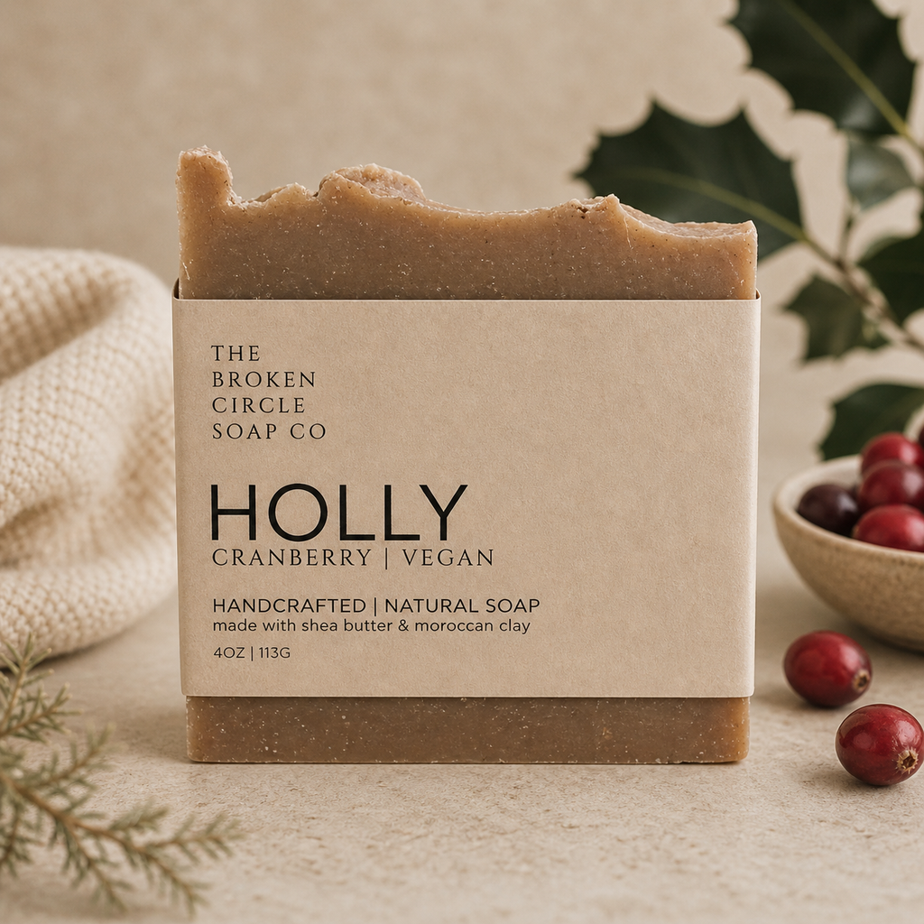 Holly | Cranberry Soap | Bright Fruity Natural Bar