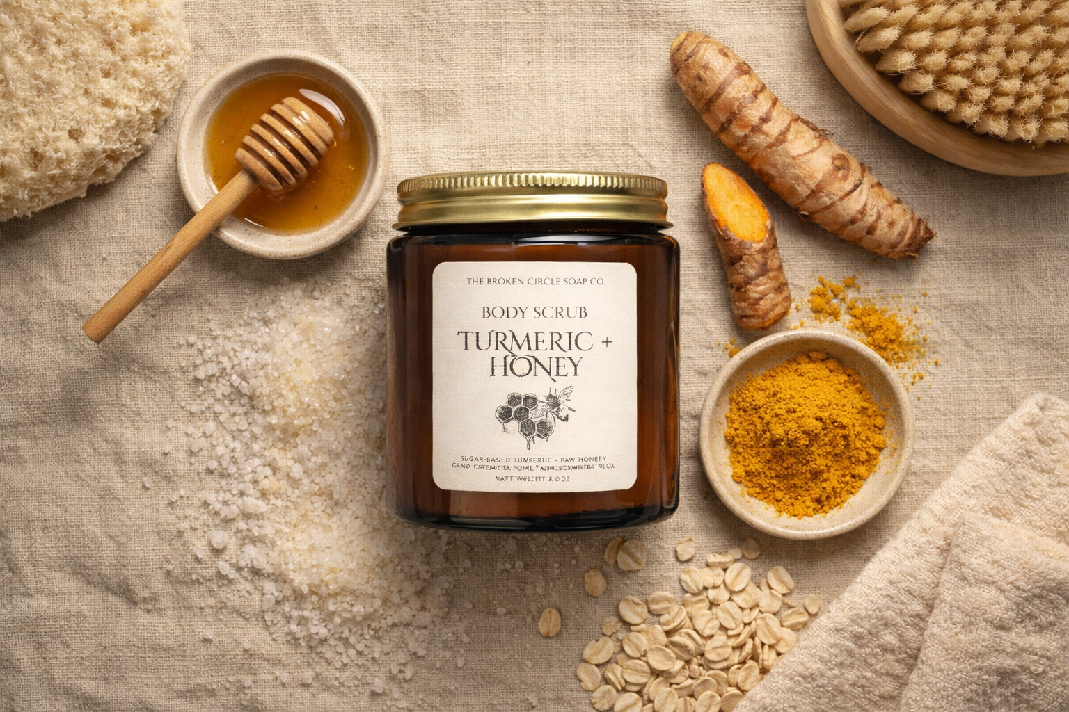Whipped Sugar Body Scrub | Exfoliating Moisturizing | 4 oz 